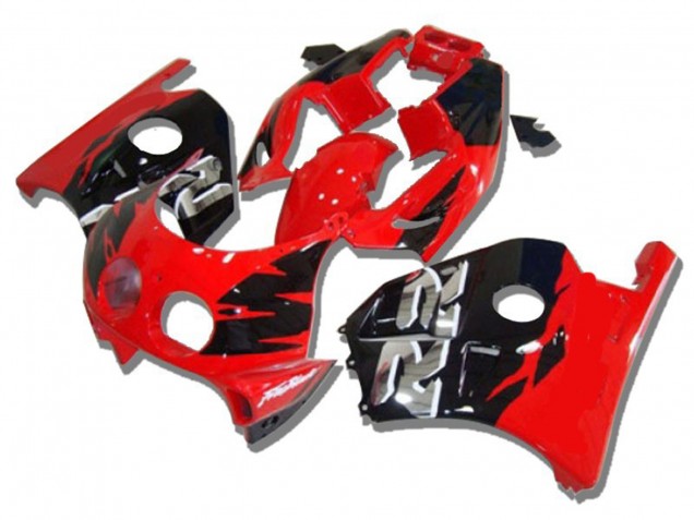Aftermarket 1990-1998 Red Black Silver RR Honda CBR250RR Motorcycle Fairing Aftermarket 1990-1998 Red Black Silver RR Honda CBR250RR Motorcycle Fairing