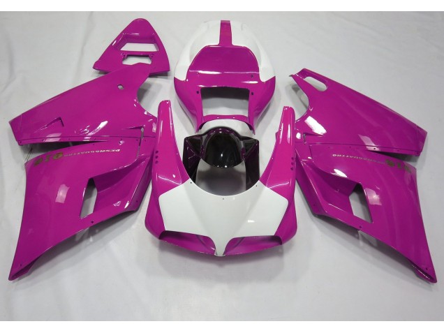 Aftermarket 1993-2005 Gloss Pink & White Ducati 996 748 916 998 Motorcycle Fairing Aftermarket 1993-2005 Gloss Pink & White Ducati 996 748 916 998 Motorcycle Fairing