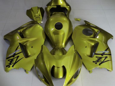 Aftermarket 1997-2007 Gloss Yellow Suzuki GSXR 1300 Motorcycle Fairing