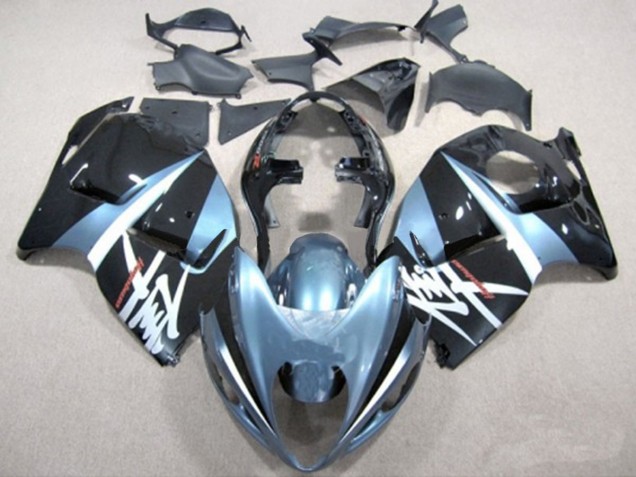 Aftermarket 1997-2007 Light Blue and Black Suzuki GSXR 1300 Motorcycle Fairing Aftermarket 1997-2007 Light Blue and Black Suzuki GSXR 1300 Motorcycle Fairing