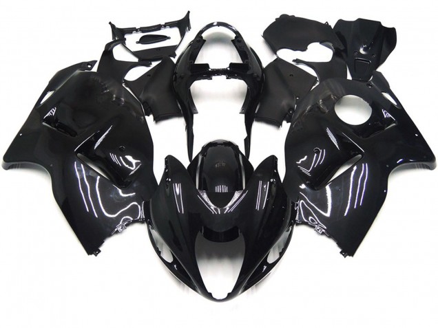 Aftermarket 1997-2007 Plain Black Gloss Suzuki GSXR 1300 Motorcycle Fairing Aftermarket 1997-2007 Plain Black Gloss Suzuki GSXR 1300 Motorcycle Fairing