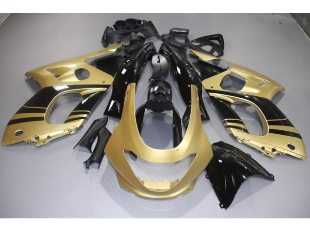 Aftermarket 1998-2007 Gloss Gold and Black Yamaha YZF600 Motorcycle Fairing Aftermarket 1998-2007 Gloss Gold and Black Yamaha YZF600 Motorcycle Fairing
