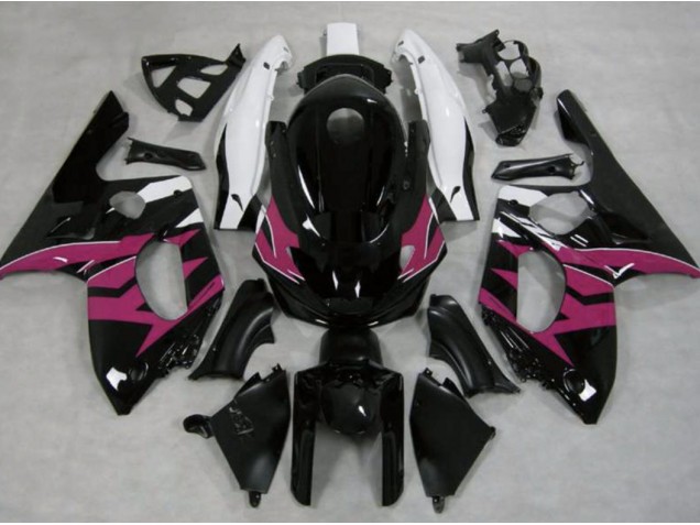 Aftermarket 1998-2007 Pink Black and White Yamaha YZF600 Motorcycle Fairing Aftermarket 1998-2007 Pink Black and White Yamaha YZF600 Motorcycle Fairing