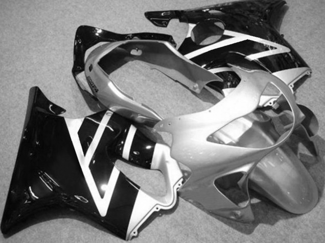 Aftermarket 1999-2000 Silver Black Honda CBR600 F4 Motorcycle Fairing