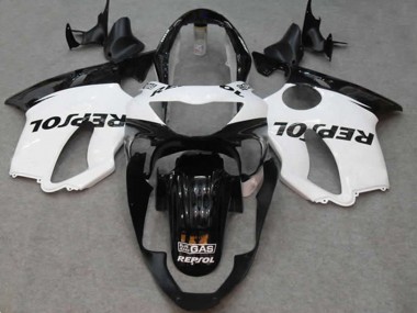 Aftermarket 1999-2000 White Repsol Honda CBR600 F4 Motorcycle Fairing