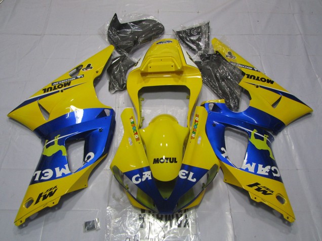 Aftermarket 2000-2001 Camel Yamaha R1 Motorcycle Fairing
