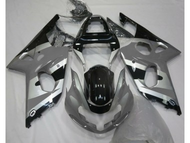 Aftermarket 2000-2002 Gray Silver OEM Style Suzuki GSXR 1000 Motorcycle Fairing