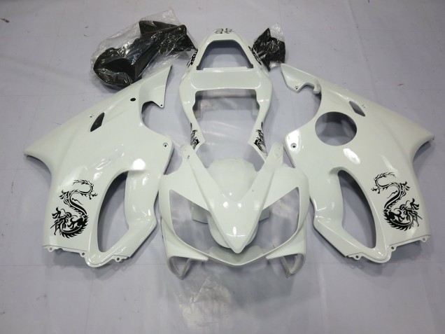 Aftermarket 2001-2003 Dragon White Honda CBR600 F4i Motorcycle Fairing Aftermarket 2001-2003 Dragon White Honda CBR600 F4i Motorcycle Fairing