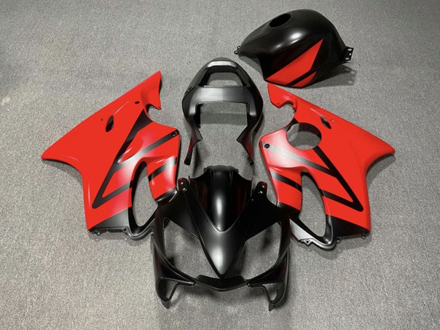 Aftermarket 2001-2003 Matte Black and Red Honda CBR600 F4i Motorcycle Fairing Aftermarket 2001-2003 Matte Black and Red Honda CBR600 F4i Motorcycle Fairing