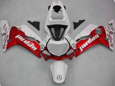 Aftermarket 2001-2003 Red Jordan Suzuki GSXR 600-750 Motorcycle Fairing
