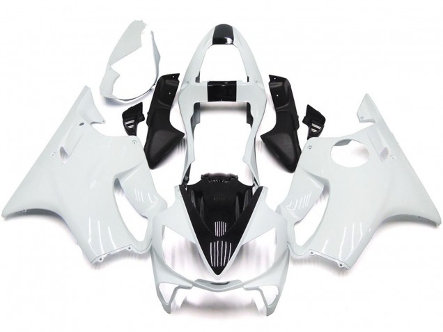 Aftermarket 2001-2003 White and Black Honda CBR600 F4i Motorcycle Fairing