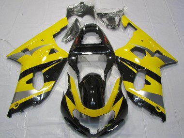Aftermarket 2001-2003 Yellow OEM Style Suzuki GSXR 600-750 Motorcycle Fairing
