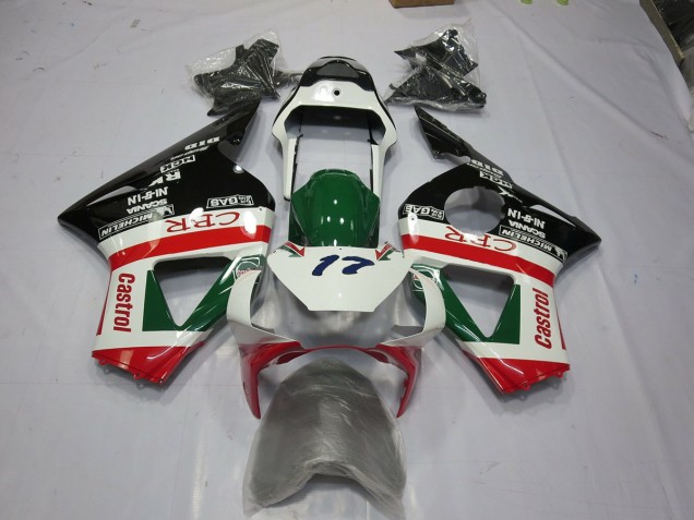 Aftermarket 2002-2003 CRR Castrol Honda CBR954 Motorcycle Fairing Aftermarket 2002-2003 CRR Castrol Honda CBR954 Motorcycle Fairing
