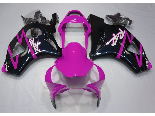 Aftermarket 2002-2003 Gloss Black and Pink Honda CBR954 Motorcycle Fairing Aftermarket 2002-2003 Gloss Black and Pink Honda CBR954 Motorcycle Fairing