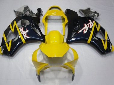 Aftermarket 2002-2003 Yellow Black Honda CBR954 Motorcycle Fairing