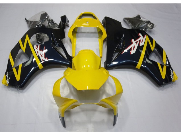 Aftermarket 2002-2003 Yellow Black Honda CBR954 Motorcycle Fairing Aftermarket 2002-2003 Yellow Black Honda CBR954 Motorcycle Fairing