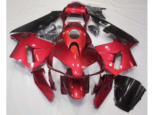 Aftermarket 2003-2004 Candy Red Plain Honda CBR600RR Motorcycle Fairing Aftermarket 2003-2004 Candy Red Plain Honda CBR600RR Motorcycle Fairing