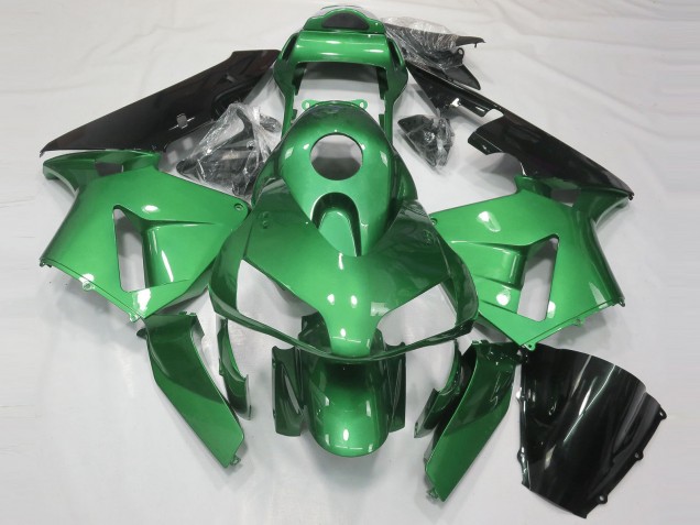 Aftermarket 2003-2004 Gloss Green Honda CBR600RR Motorcycle Fairing Aftermarket 2003-2004 Gloss Green Honda CBR600RR Motorcycle Fairing