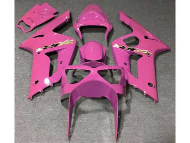 Aftermarket 2003-2004 Gloss Pink Kawasaki ZX6R Motorcycle Fairing