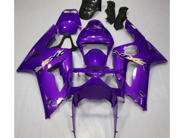 Aftermarket 2003-2004 Gloss Purple Kawasaki ZX6R Motorcycle Fairing Aftermarket 2003-2004 Gloss Purple Kawasaki ZX6R Motorcycle Fairing