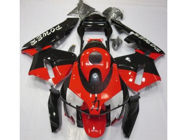 Aftermarket 2003-2004 Gloss Red Power Honda CBR600RR Motorcycle Fairing