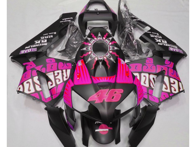 Aftermarket 2003-2004 Hot Pink Rossi Repsol Honda CBR600RR Motorcycle Fairing Aftermarket 2003-2004 Hot Pink Rossi Repsol Honda CBR600RR Motorcycle Fairing
