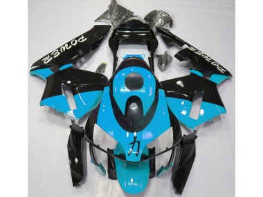 Aftermarket 2003-2004 Light Blue Power Honda CBR600RR Motorcycle Fairing