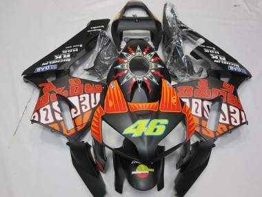 Aftermarket 2003-2004 Matte Rossi Design Honda CBR600RR Motorcycle Fairing