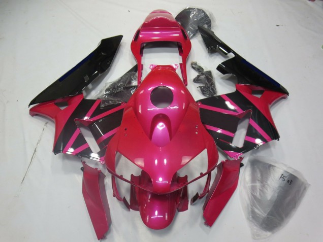 Aftermarket 2003-2004 Pink and Black Honda CBR600RR Motorcycle Fairing Aftermarket 2003-2004 Pink and Black Honda CBR600RR Motorcycle Fairing