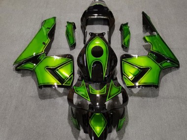 Aftermarket 2003-2004 Special Design Green Honda CBR600RR Motorcycle Fairing