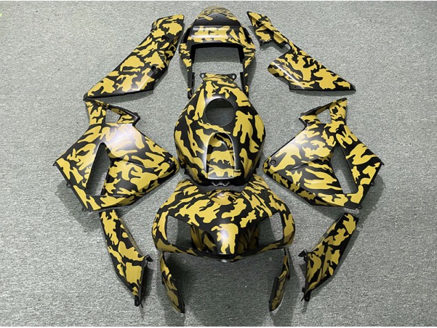 Aftermarket 2003-2004 Yellow Camo Honda CBR600RR Motorcycle Fairing Aftermarket 2003-2004 Yellow Camo Honda CBR600RR Motorcycle Fairing