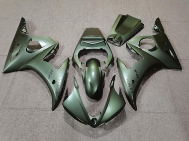 Aftermarket 2003-2005 Army Green Yamaha R6 Motorcycle Fairing