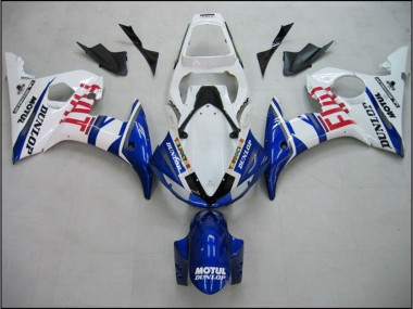 Aftermarket 2003-2005 Blue Fiat Yamaha R6 Motorcycle Fairing