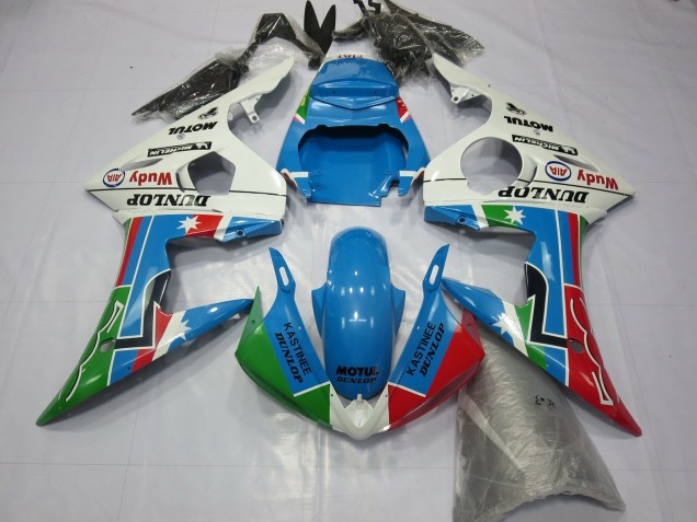 Aftermarket 2003-2005 Classic Dunlop Yamaha R6 Motorcycle Fairing Aftermarket 2003-2005 Classic Dunlop Yamaha R6 Motorcycle Fairing