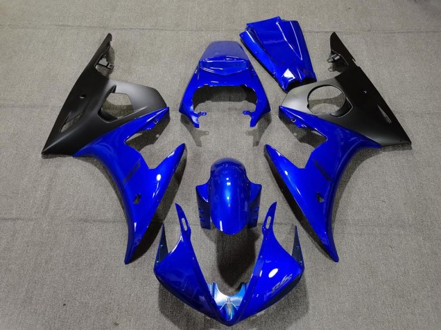 Aftermarket 2003-2005 Gloss Blue & Black Yamaha R6 Motorcycle Fairing Aftermarket 2003-2005 Gloss Blue & Black Yamaha R6 Motorcycle Fairing
