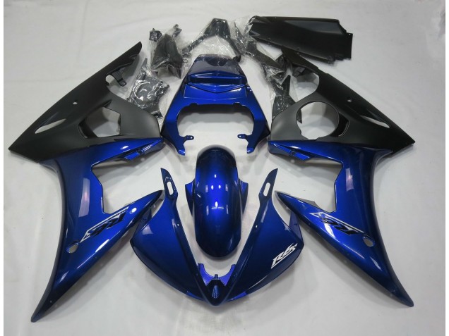 Aftermarket 2003-2005 Gloss Dark Blue Yamaha R6 Motorcycle Fairing
