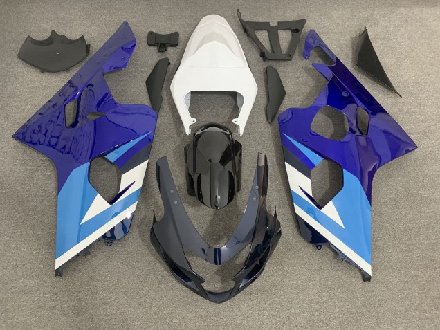 Aftermarket 2004-2005 Blues Suzuki GSXR 600-750 Motorcycle Fairing