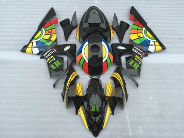 Aftermarket 2004-2005 Color Wheel Kawasaki ZX10R Motorcycle Fairing