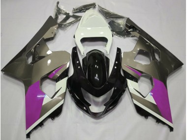Aftermarket 2004-2005 Gloss Grey Suzuki GSXR 600-750 Motorcycle Fairing
