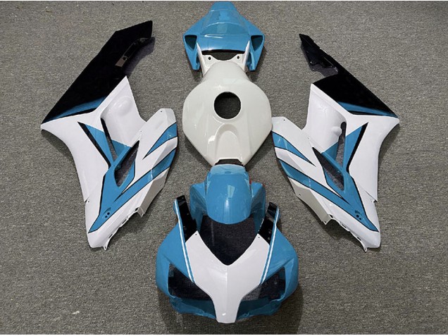 Aftermarket 2004-2005 Light Blue White and Black Gloss Honda CBR1000RR Motorcycle Fairing Aftermarket 2004-2005 Light Blue White and Black Gloss Honda CBR1000RR Motorcycle Fairing