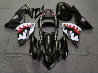 Aftermarket 2004-2005 Matte Black Betty Bomber Kawasaki ZX10R Motorcycle Fairing