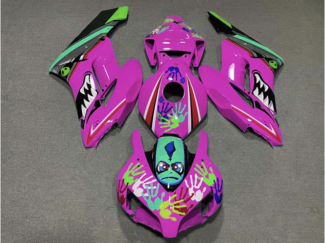 Aftermarket 2004-2005 Pink Shark Honda CBR1000RR Motorcycle Fairing Aftermarket 2004-2005 Pink Shark Honda CBR1000RR Motorcycle Fairing