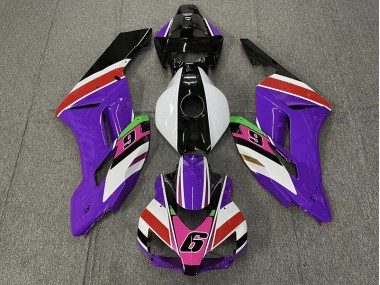 Aftermarket 2004-2005 Purple 6 Honda CBR1000RR Motorcycle Fairing