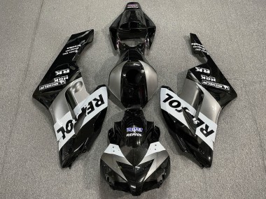 Aftermarket 2004-2005 Silver Black Repsol Honda CBR1000RR Motorcycle Fairing