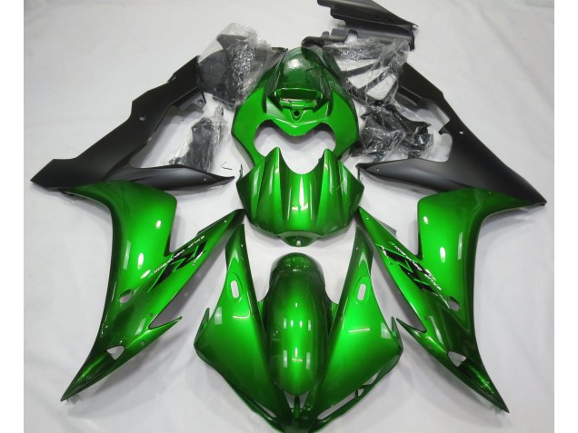 Aftermarket 2004-2006 Gloss Green & Black Yamaha R1 Motorcycle Fairing Aftermarket 2004-2006 Gloss Green & Black Yamaha R1 Motorcycle Fairing