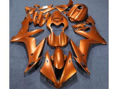 Aftermarket 2004-2006 Solid Orange Yamaha R1 Motorcycle Fairing
