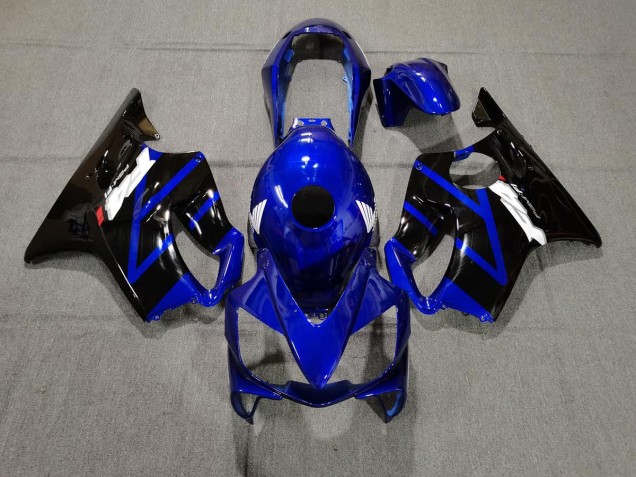 Aftermarket 2004-2007 Gloss Blue and Black Honda CBR600 F4i Motorcycle Fairing Aftermarket 2004-2007 Gloss Blue and Black Honda CBR600 F4i Motorcycle Fairing