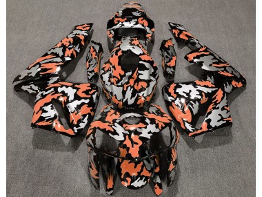 Aftermarket 2005-2006 Camo & LIGHT ORANGE Honda CBR600RR Motorcycle Fairing