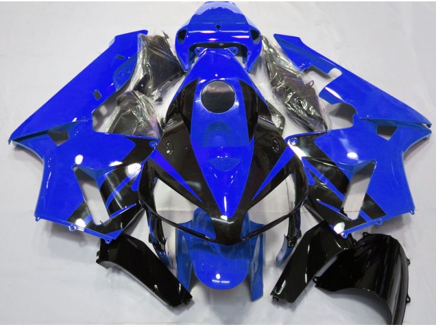 Aftermarket 2005-2006 Gloss Blue & Black Design Honda CBR600RR Motorcycle Fairing Aftermarket 2005-2006 Gloss Blue & Black Design Honda CBR600RR Motorcycle Fairing