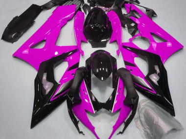 Aftermarket 2005-2006 Gloss Pink and Black Suzuki GSXR 1000 Motorcycle Fairing